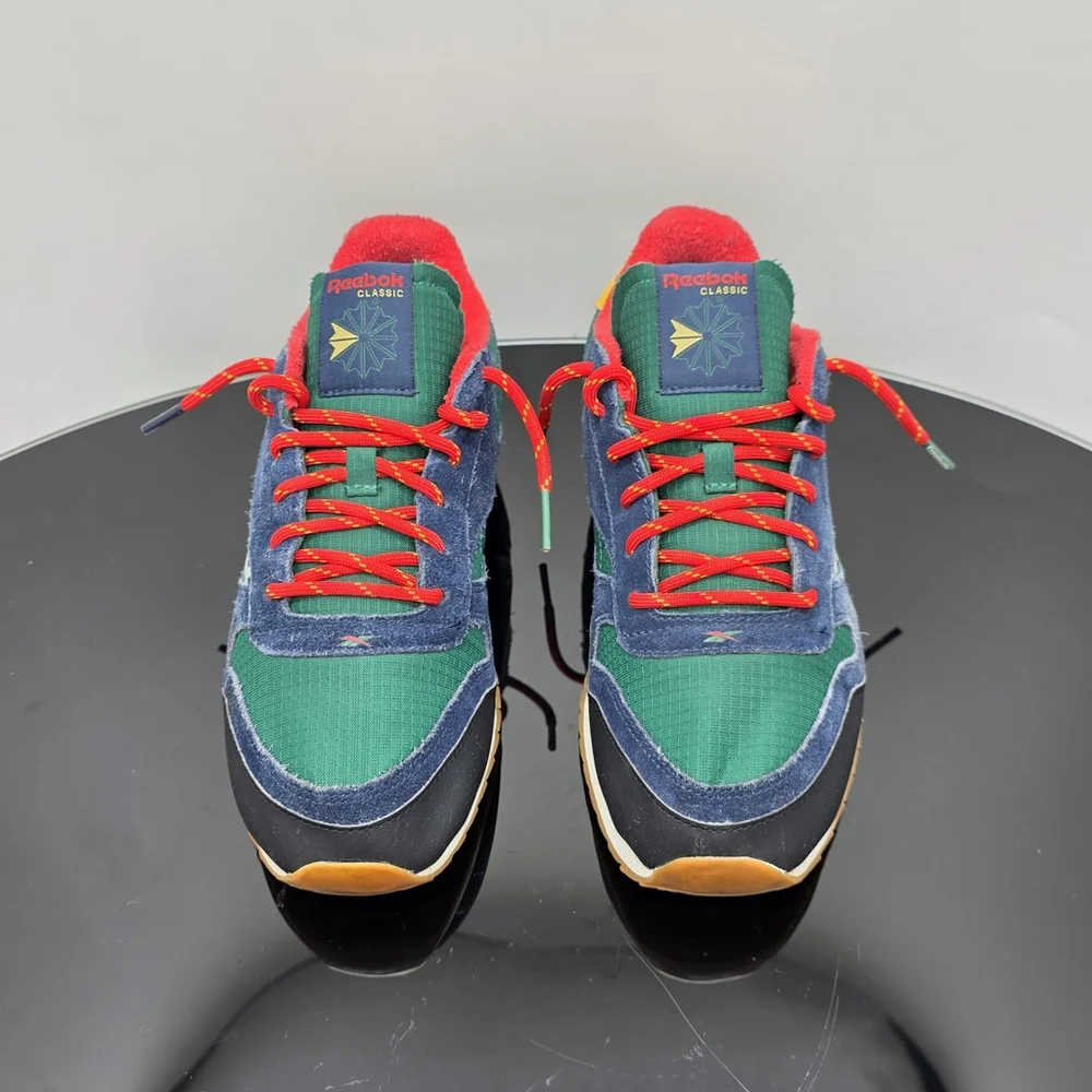 Retro Reebok Classic Leather Ripple MU Concept Sample Men 5.5 Green Red... - Picture 5 of 10